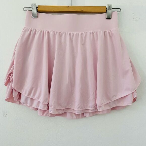 Pink Tiered Skort Size Small Tennis prep Court Rival look alike Athleisure - Picture 1 of 7